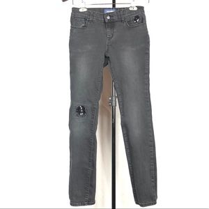 Old Navy washed out Girls  Black Jeans (Size 12)
